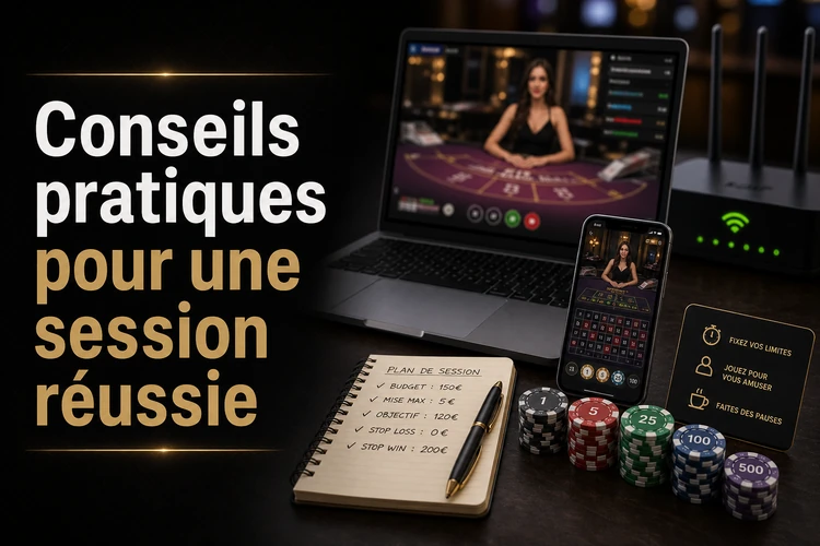 Conseils pratiques pour une session réussie