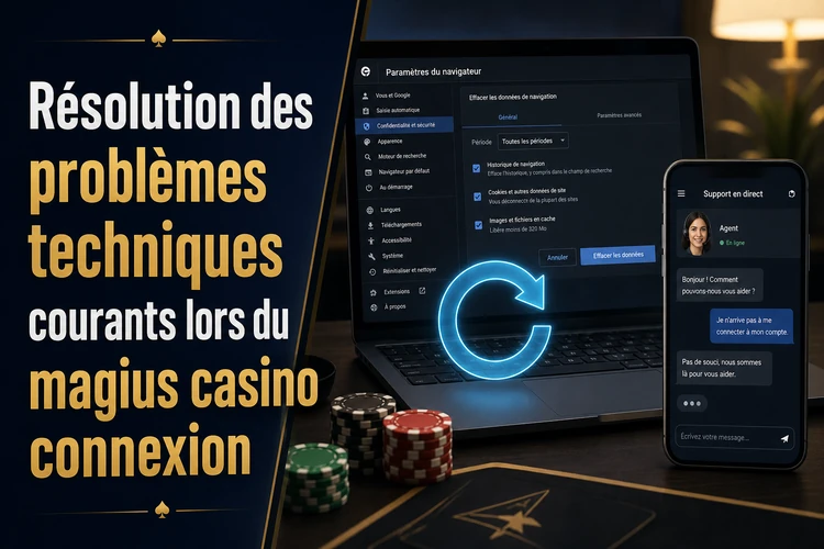 Résolution des problèmes techniques courants lors du magius casino connexion